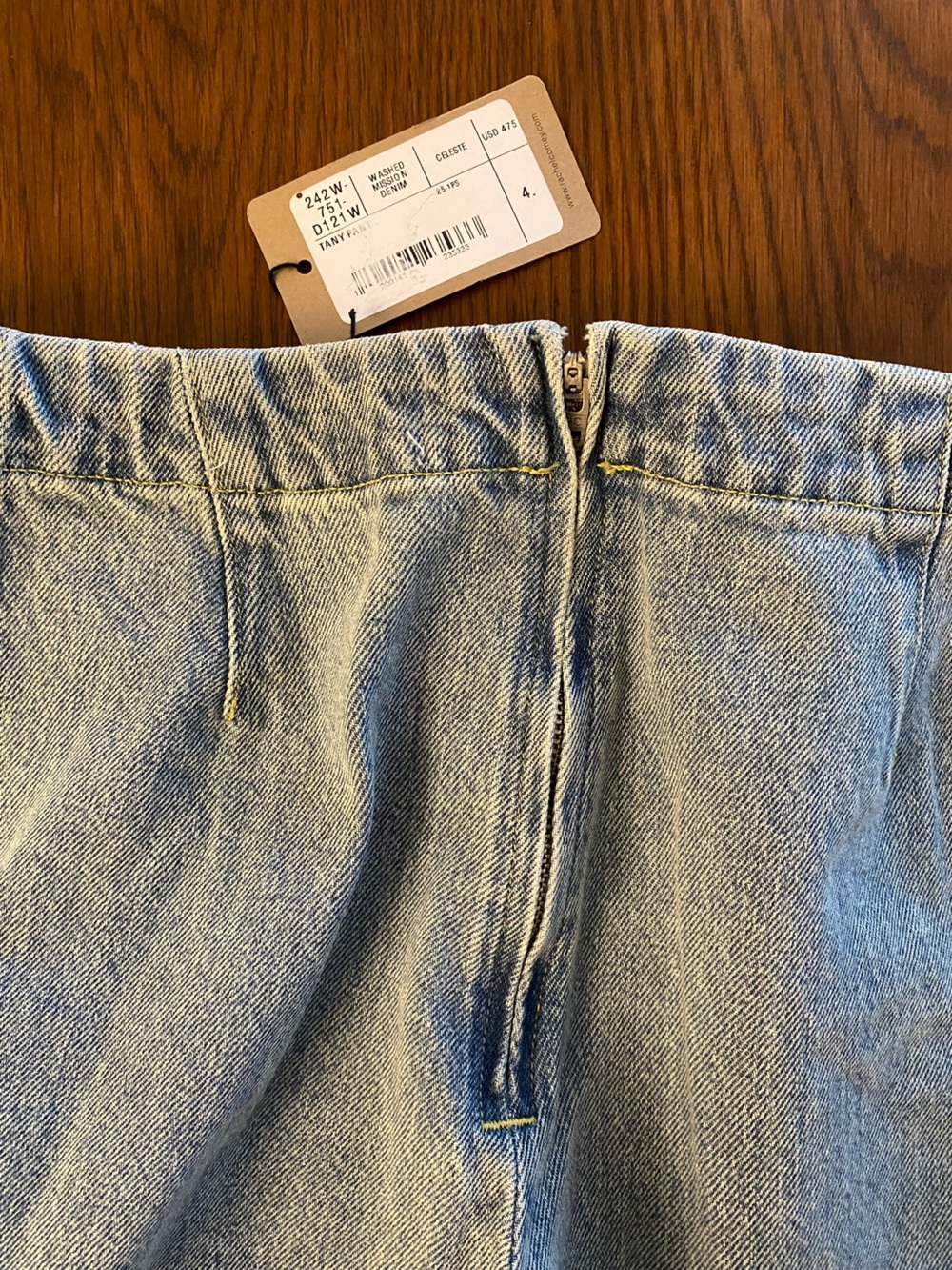 NWT Rachel Comey Tany Pant Washed Mission Denim CURRENT STYLE - Picture 10 of 11